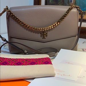 🌹SOLD🌷KIRA Mixed-Materials Shoulder Bag